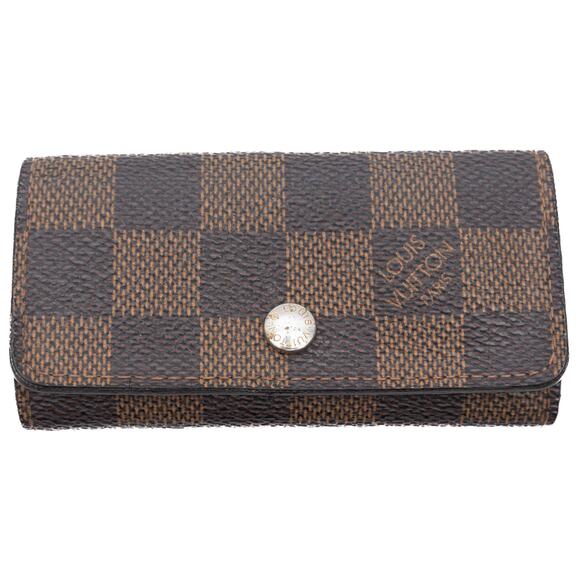 Authentic Louis Vuitton Damier Ebene Multicles 4 Key Holder 2009 France - Picture 1 of 16